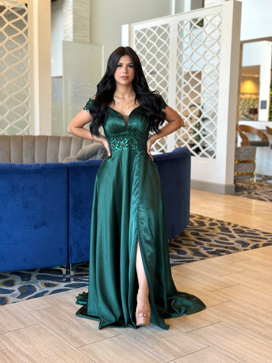 Lupita Esmeralda maxi dress