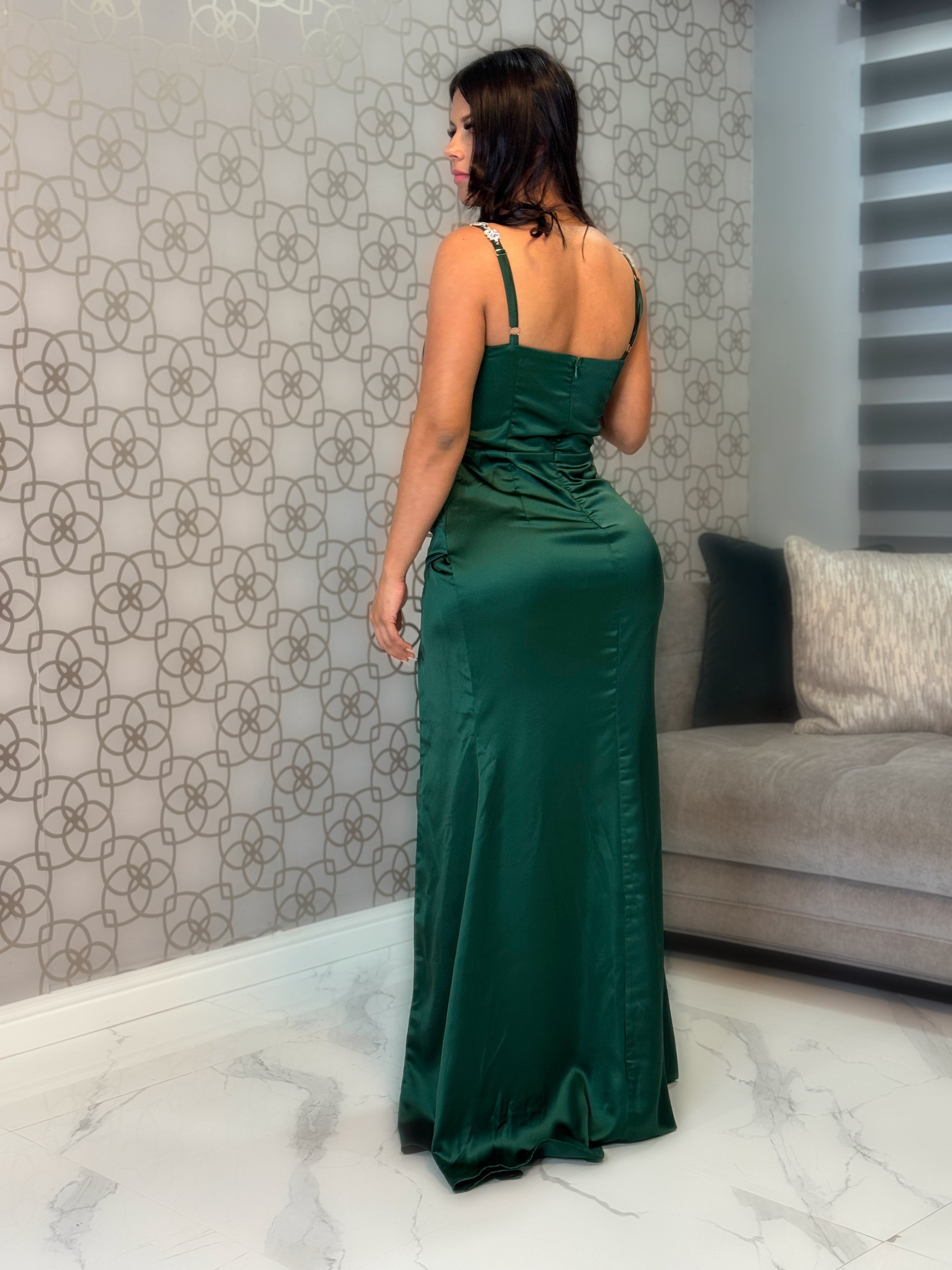 Dina dress green