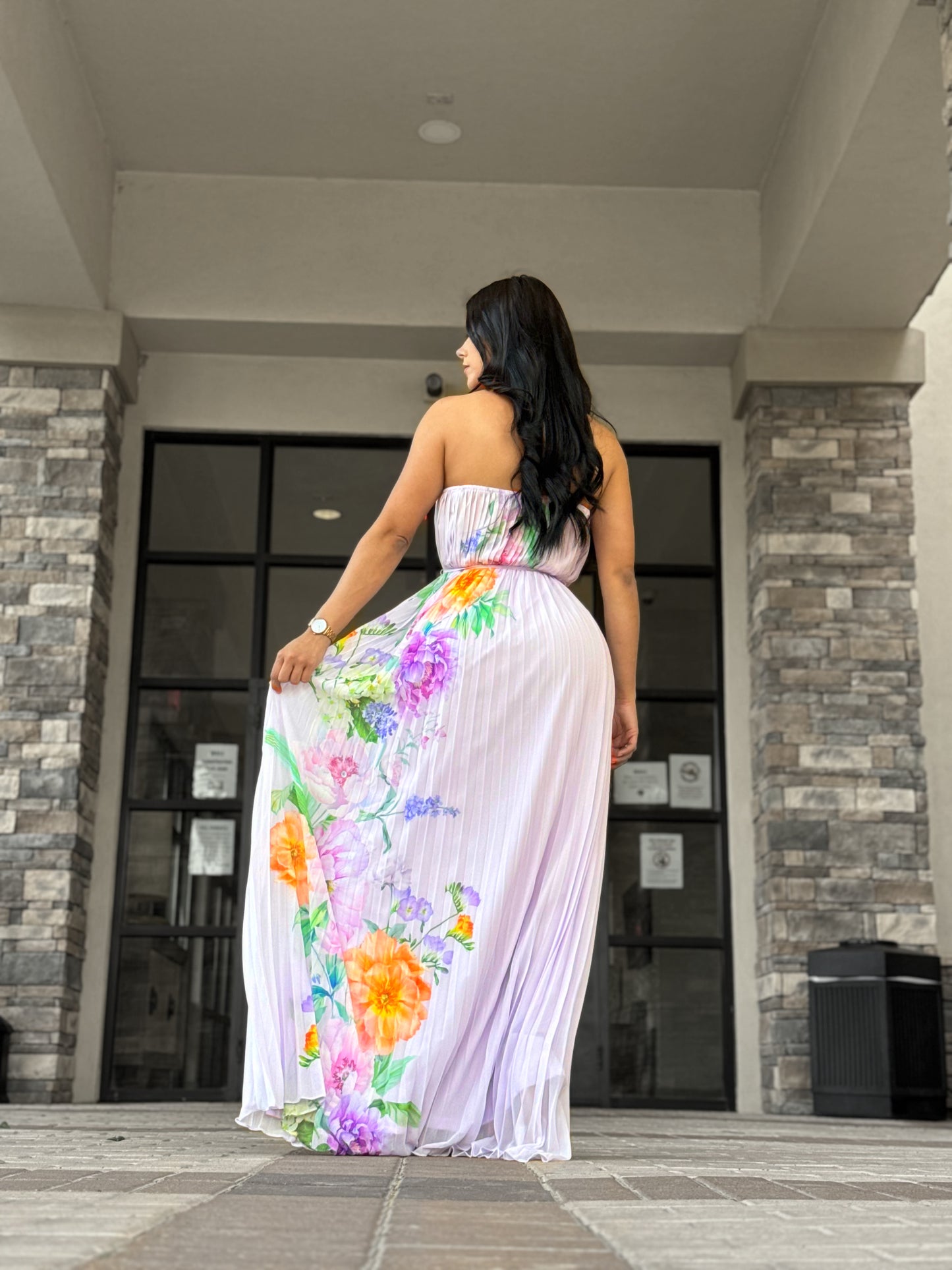 Lila maxi dress