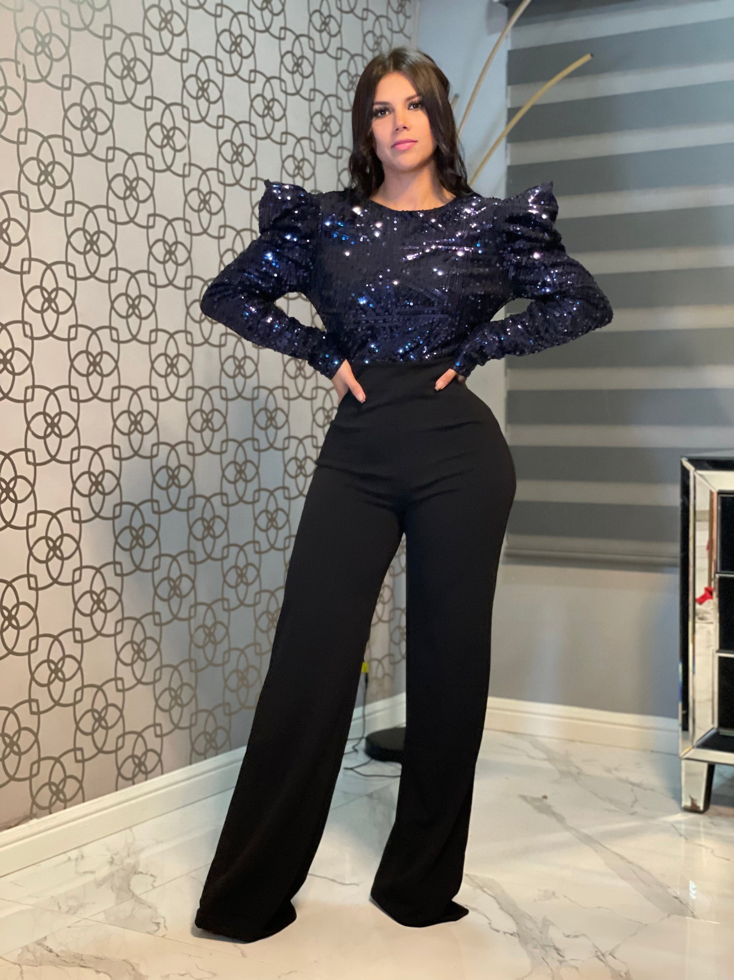 NAVY  jumpsuit