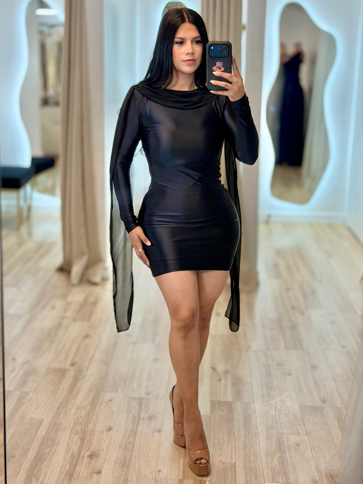 Anaria dress negro /cafe