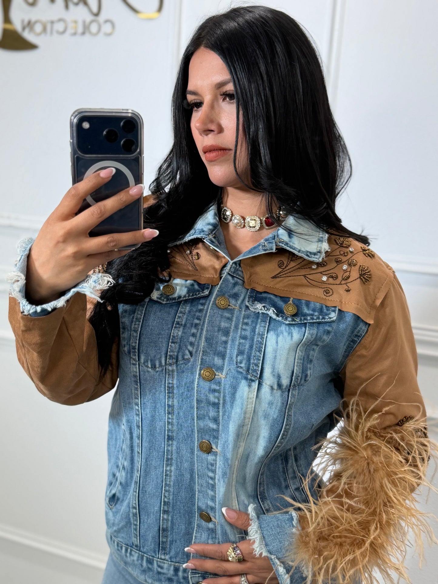 Denim jacket NO belt