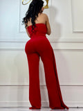 RED DIAMOND JUMPSUIT