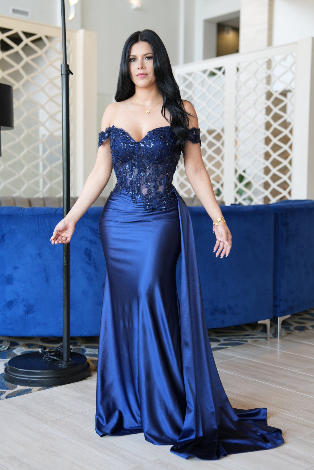 Navy maxi