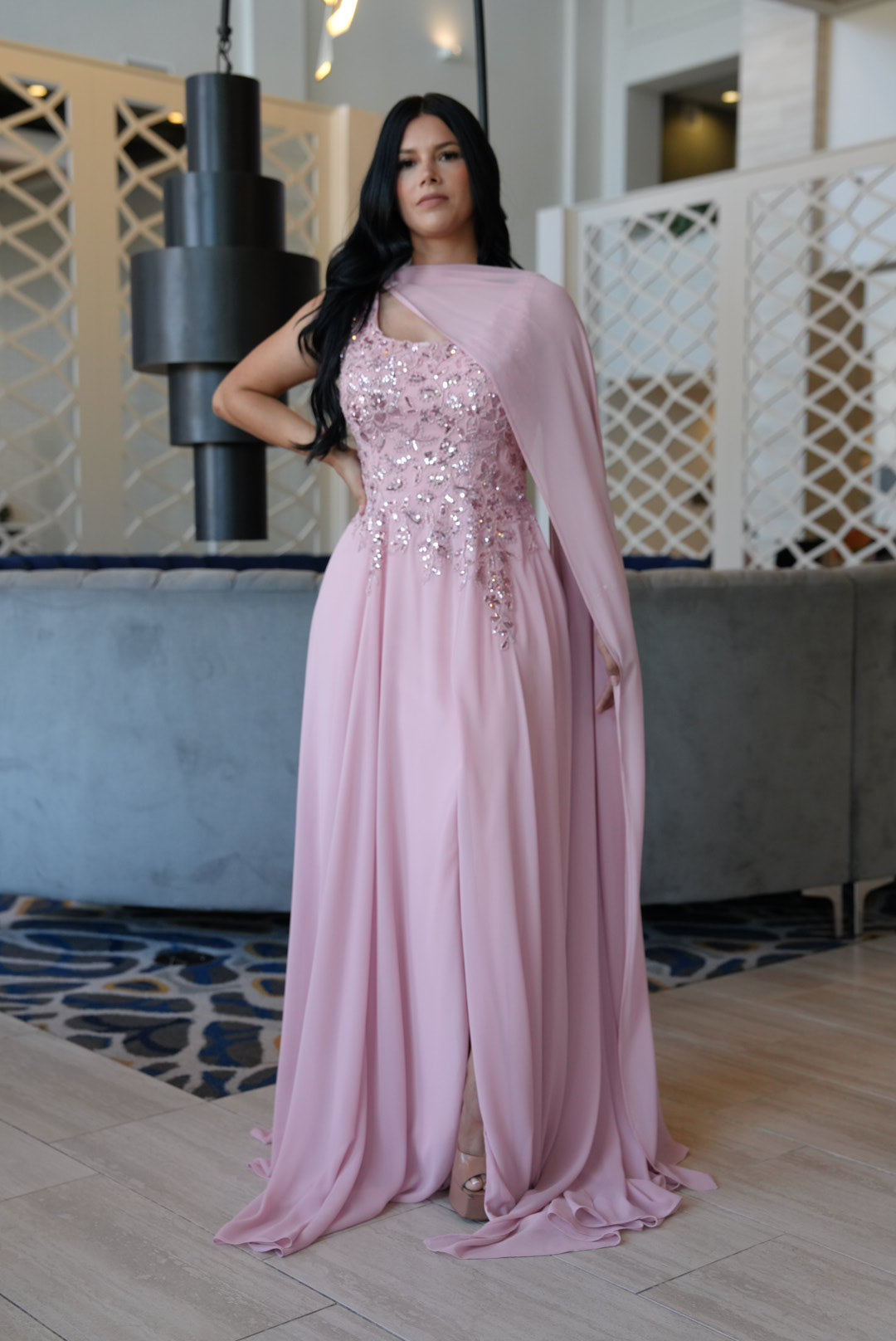 Queen dress Pink