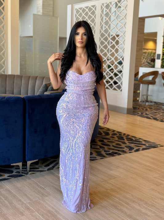 Lila maxi