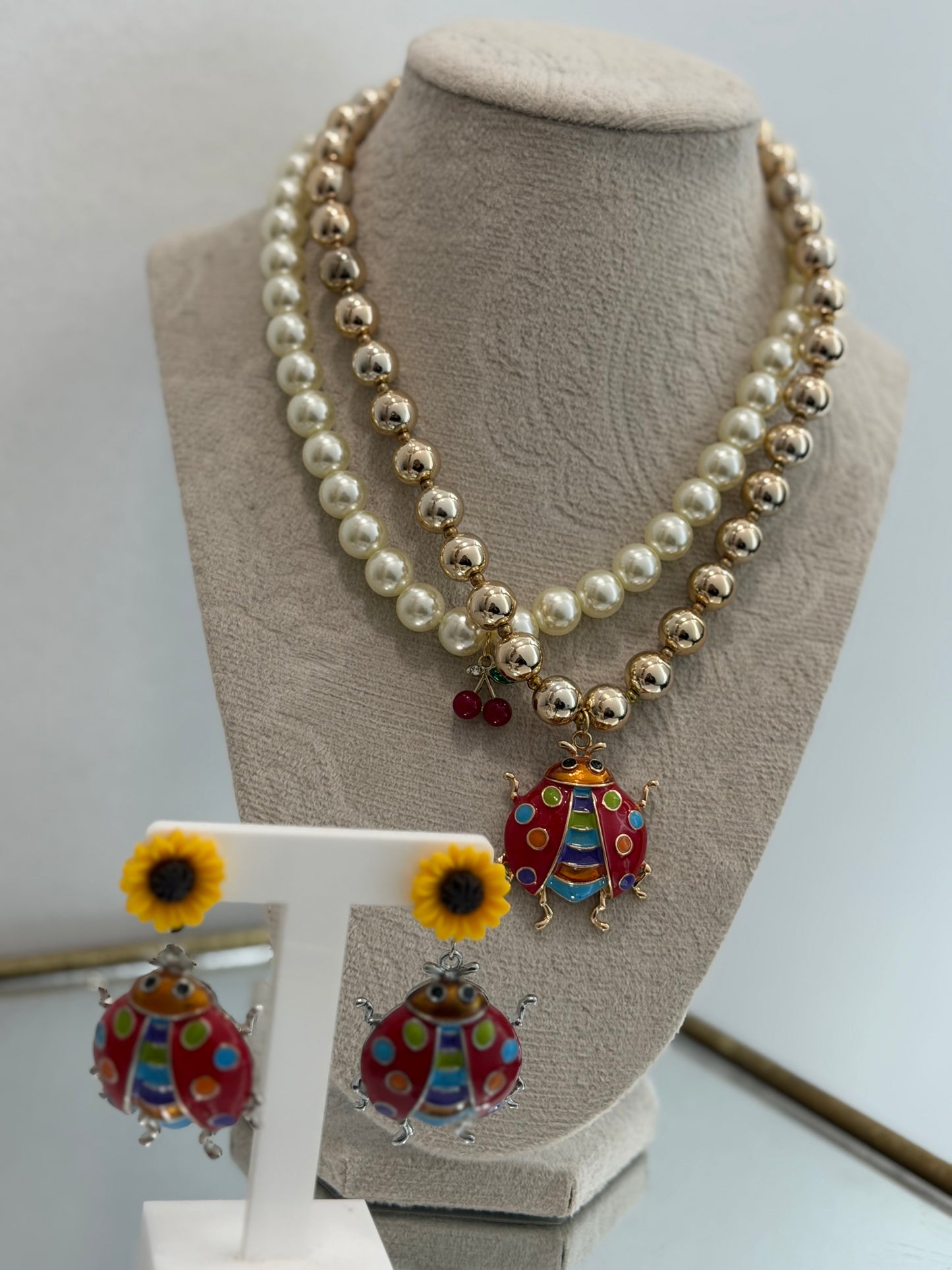 Lady color necklace
