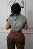 Denim vests