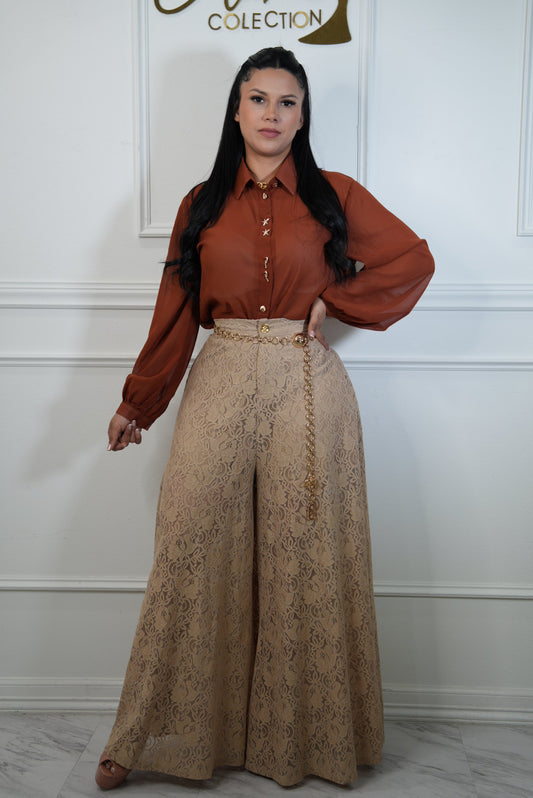 Lace pants