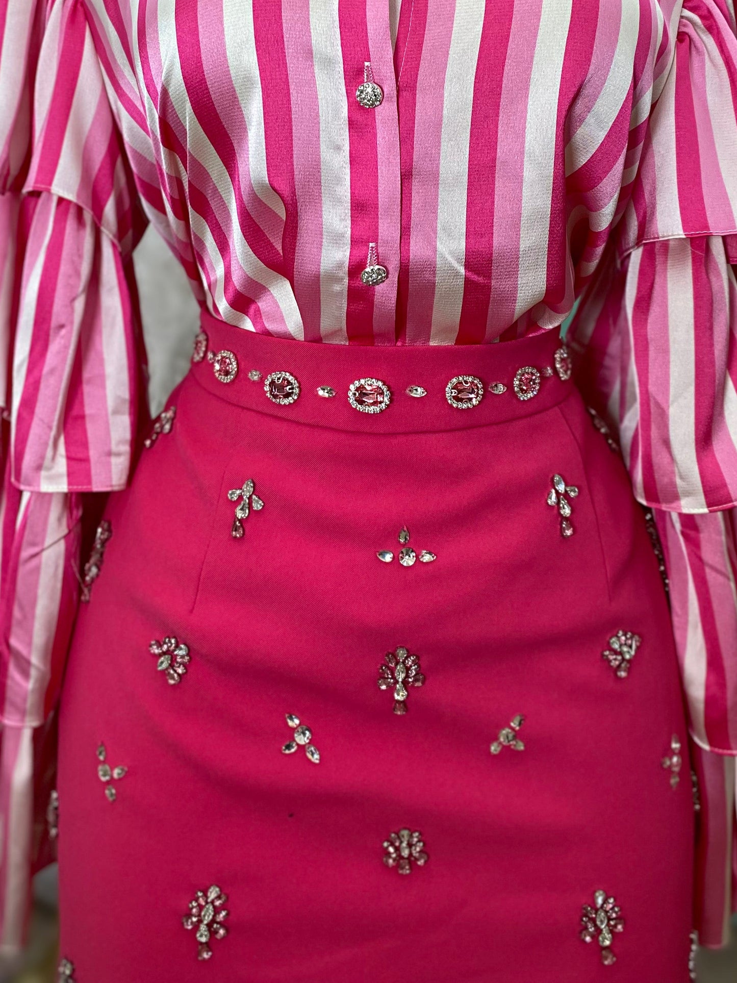 Skirt fiuschia