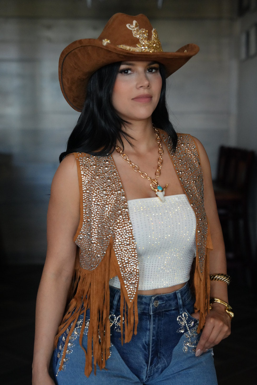 Camel vest