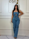 Demin jumpsuit