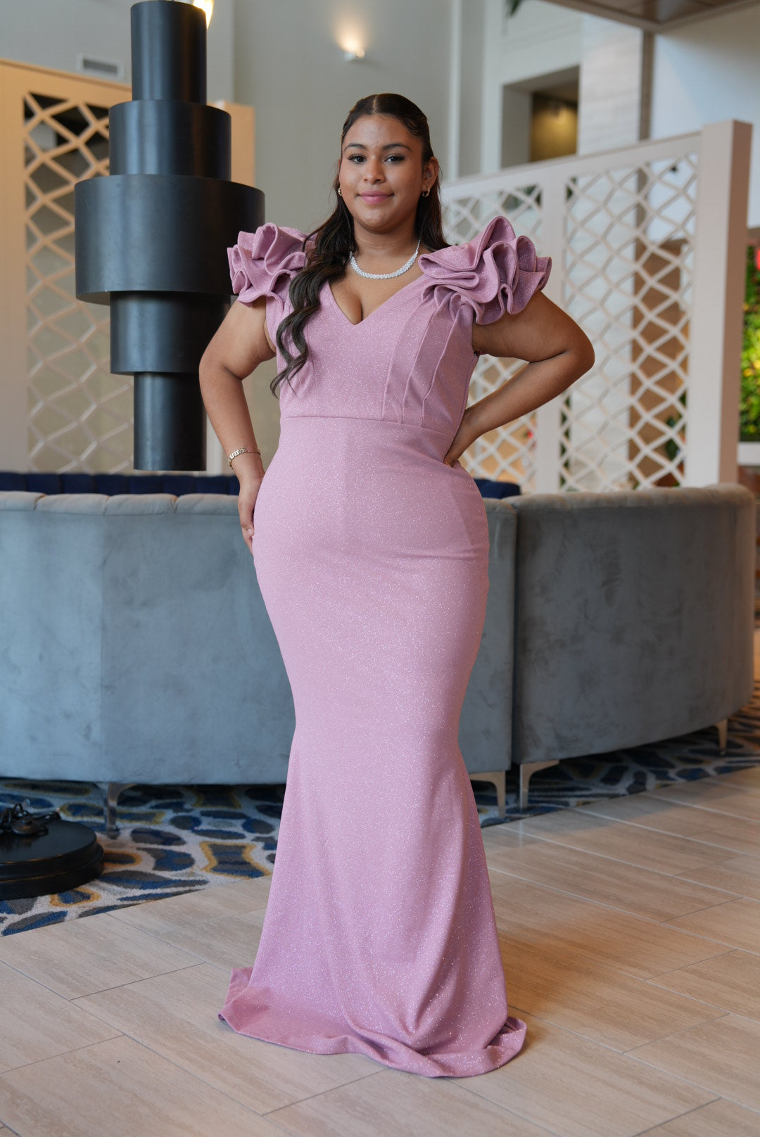 Pink dress