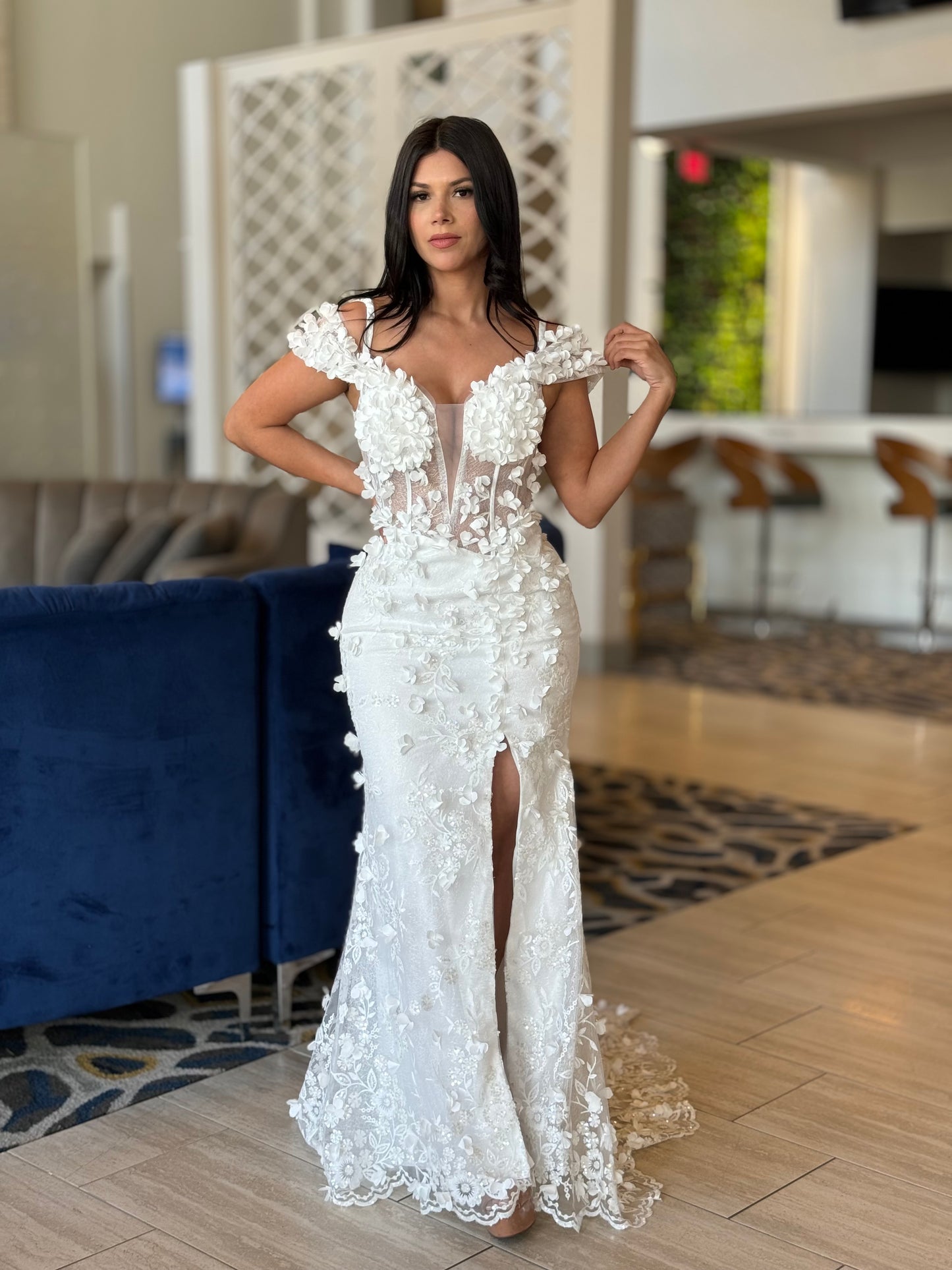 Novia White maxi