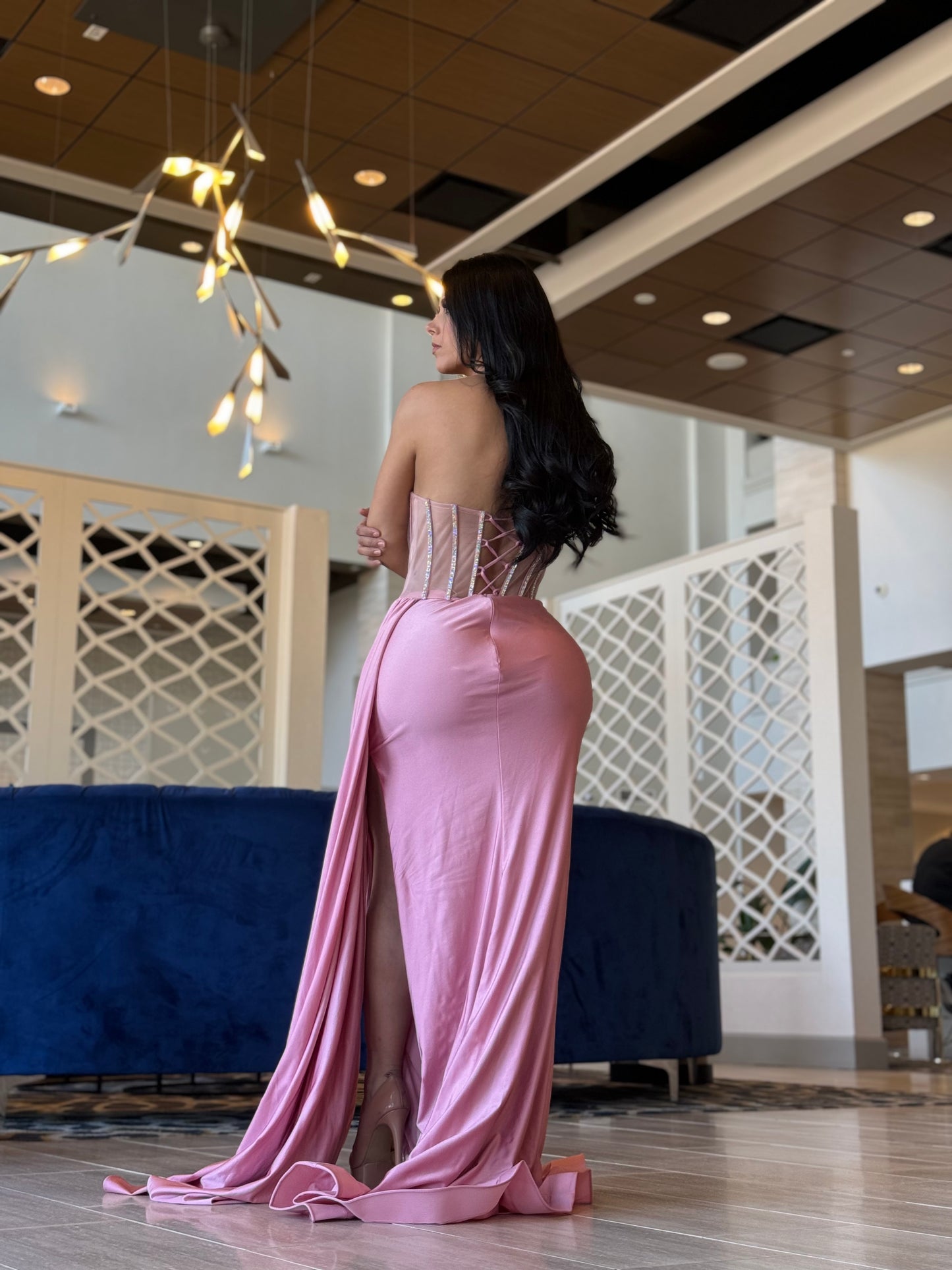 Pink maxi