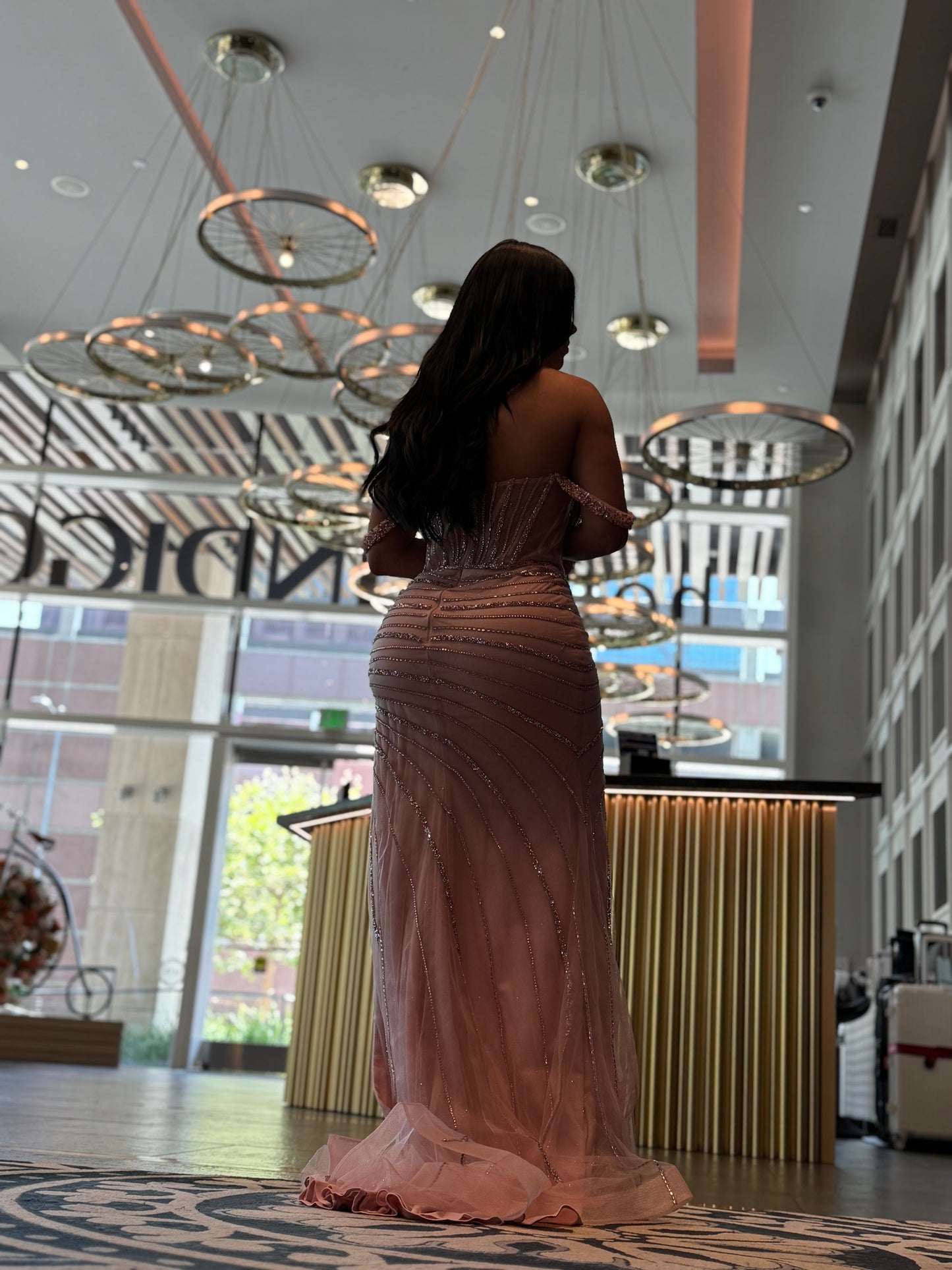 Pink  dress