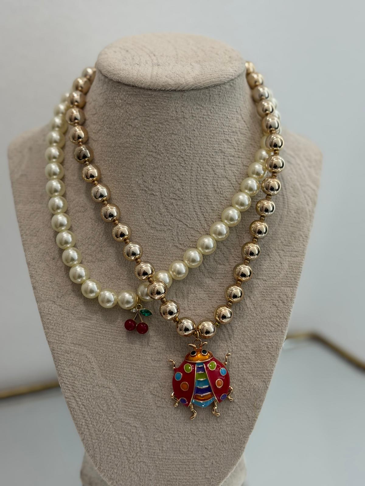 Lady color necklace