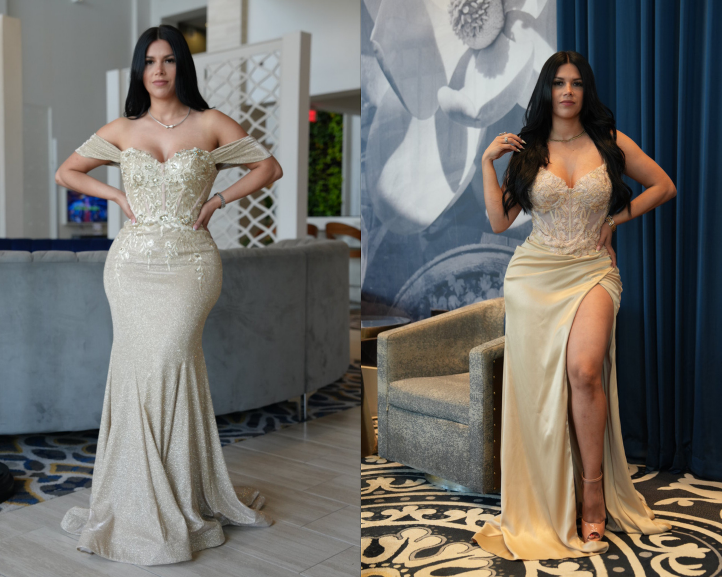champagne dresses