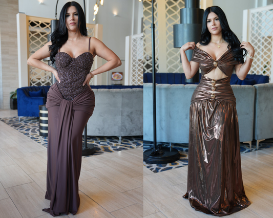 Brown dresses