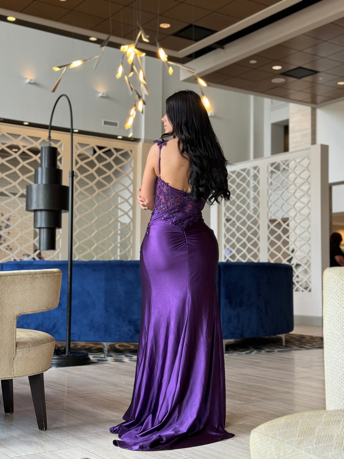 Purple maxi