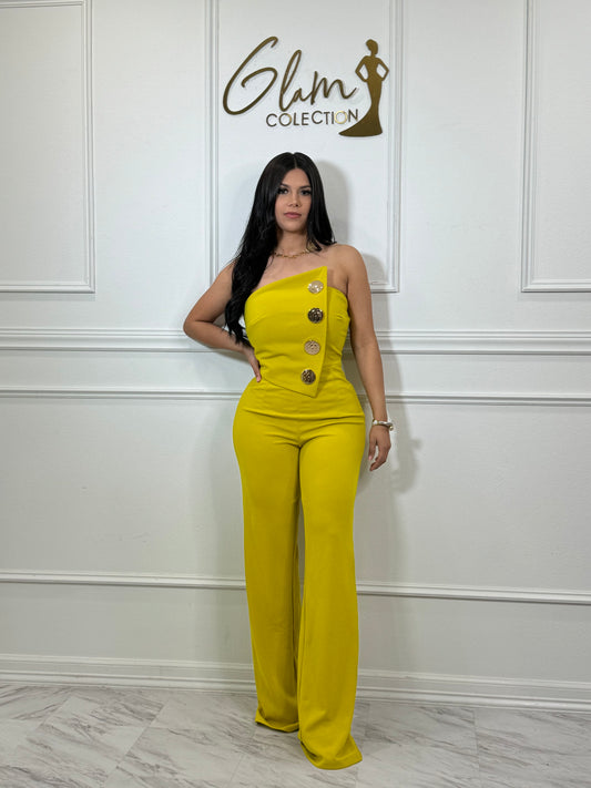 Lime jumpsuit