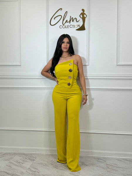 Lime jumpsuit