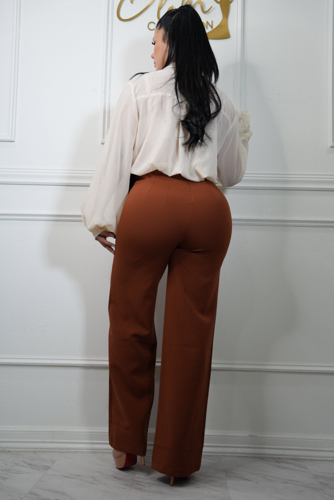 bow pants copper
