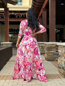 Rosas maxi dress