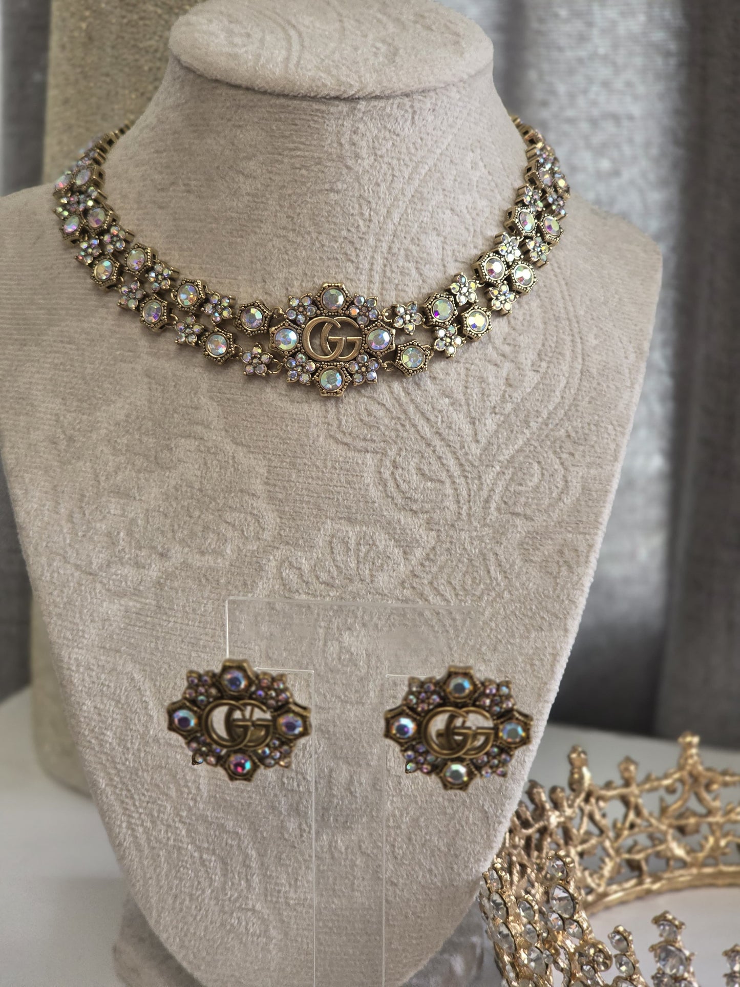Gg gold necklace