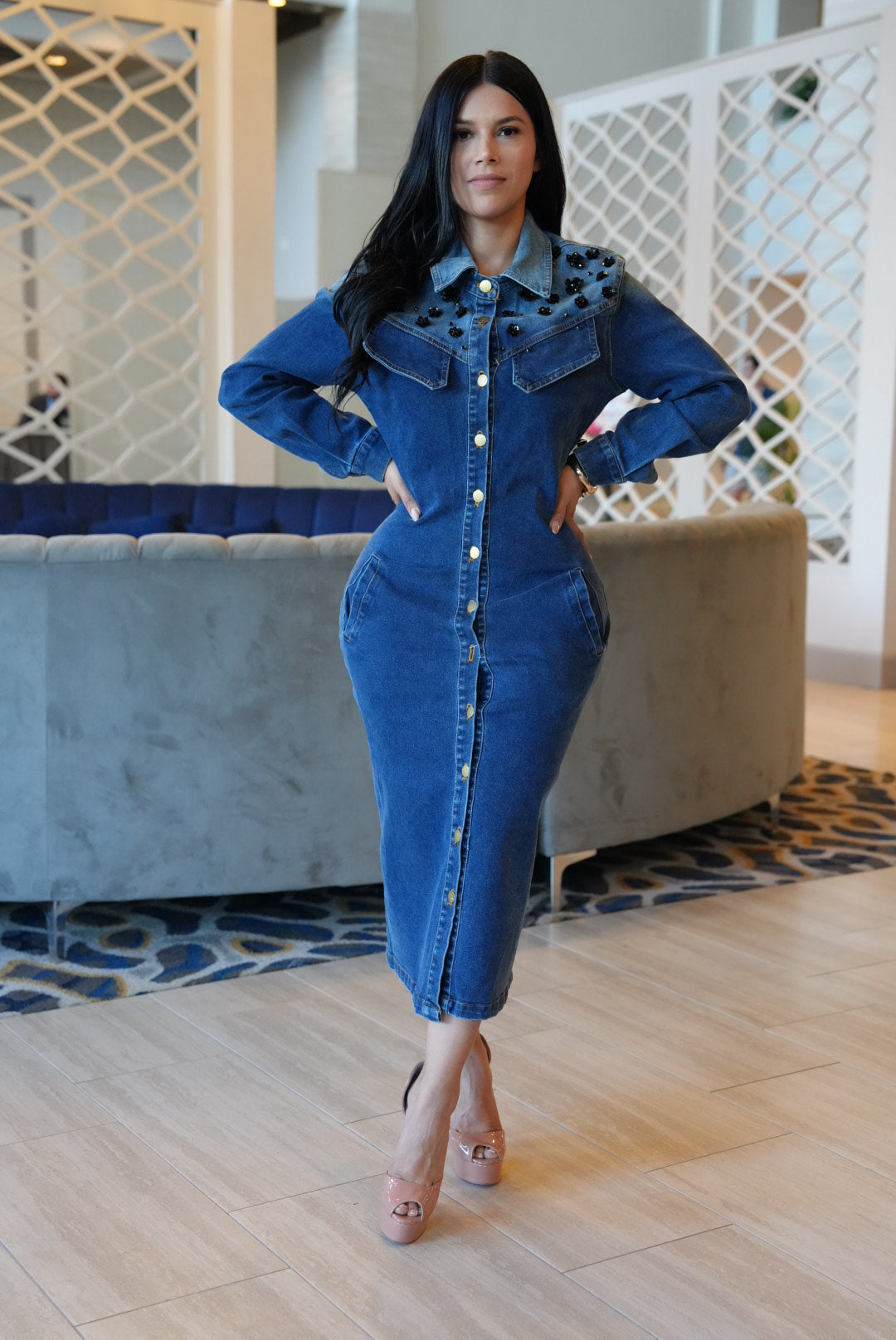 Lula Denim dress strech