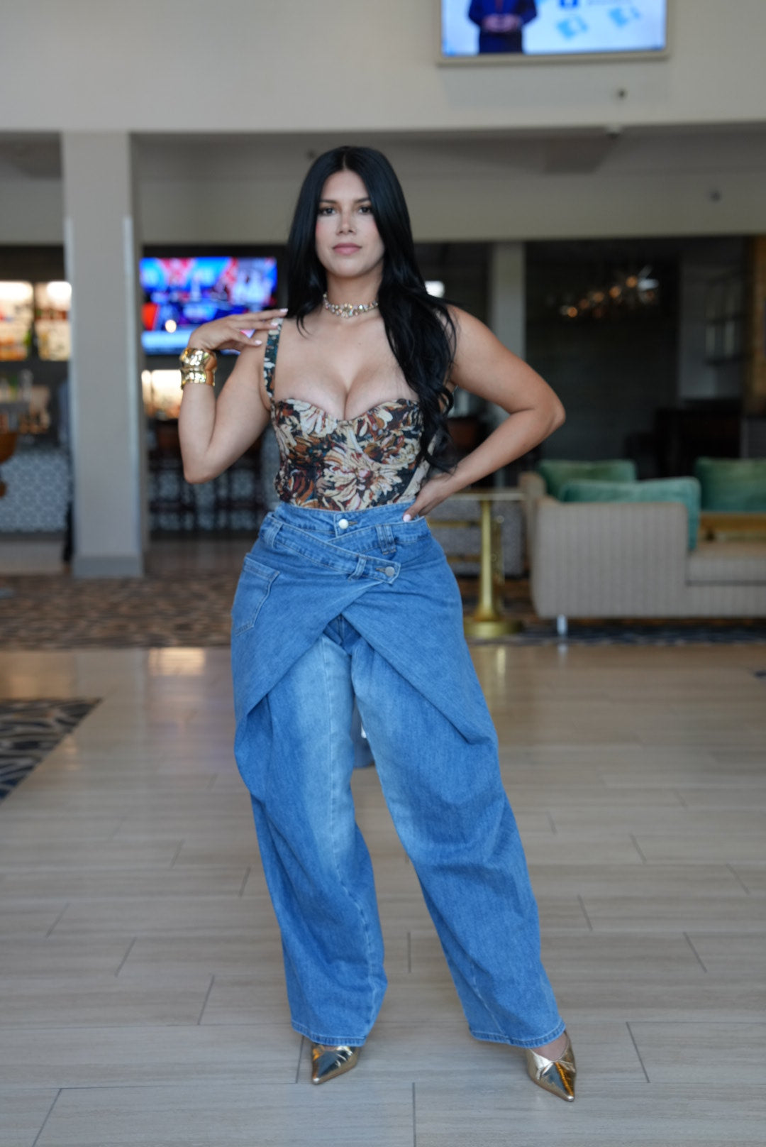 Barrel jeans