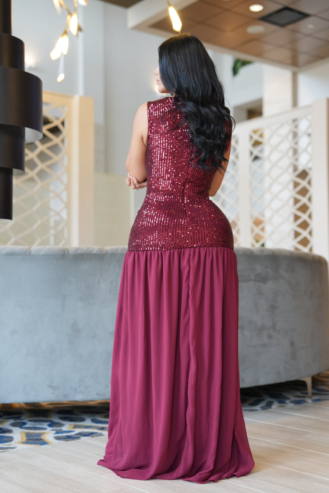 Flor burgandy