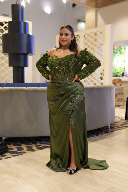 Norma Olive maxi mangas