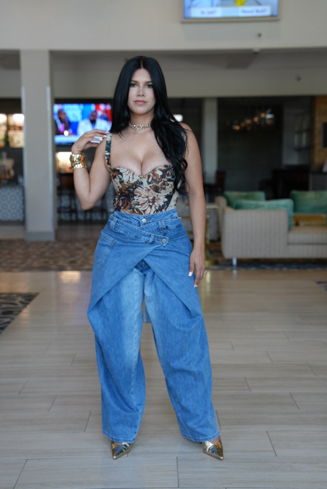 Barrel jeans