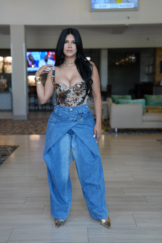 Barrel jeans (strech
