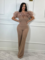 Mocha jumpsuit