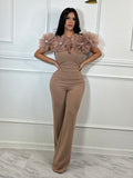 Mocha jumpsuit