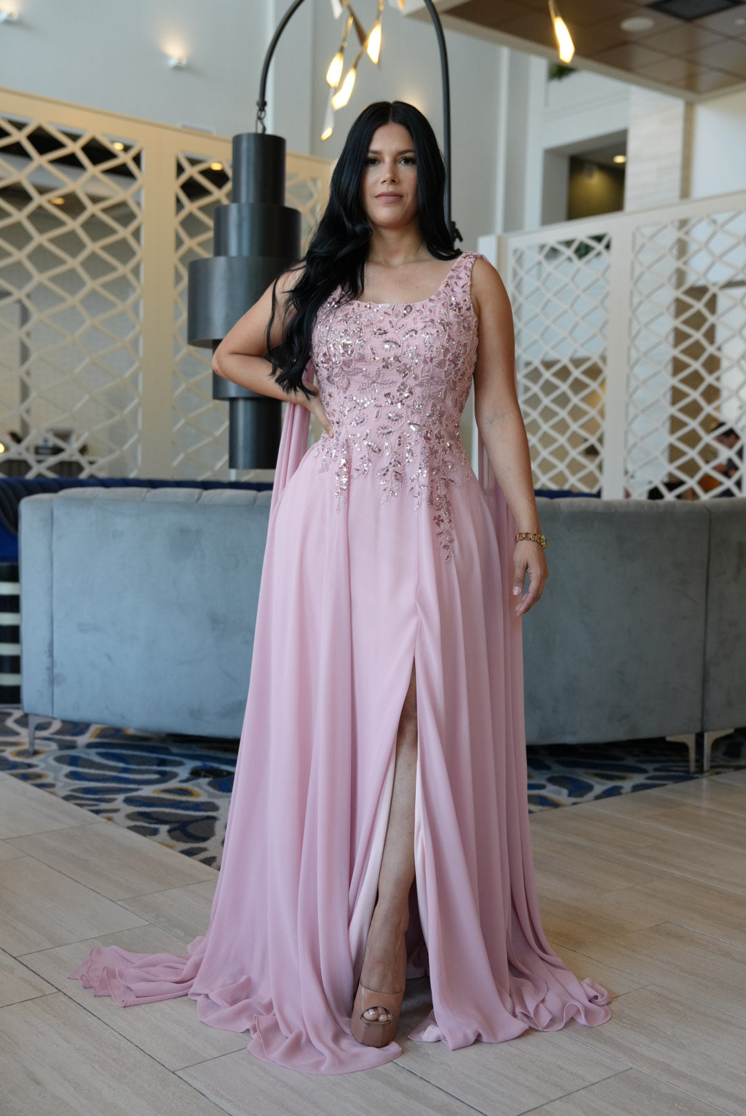 Queen dress Pink
