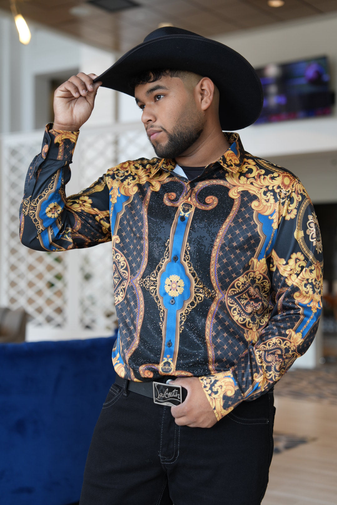 golden long sleeve