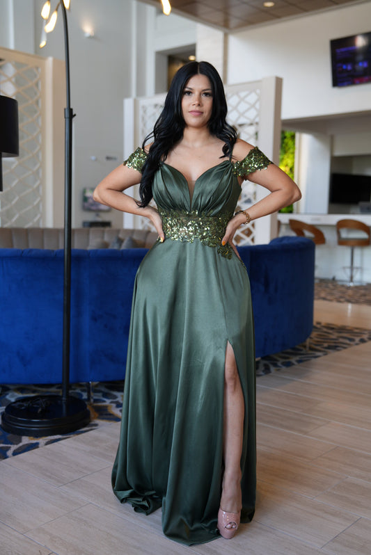 Lupita olive maxi