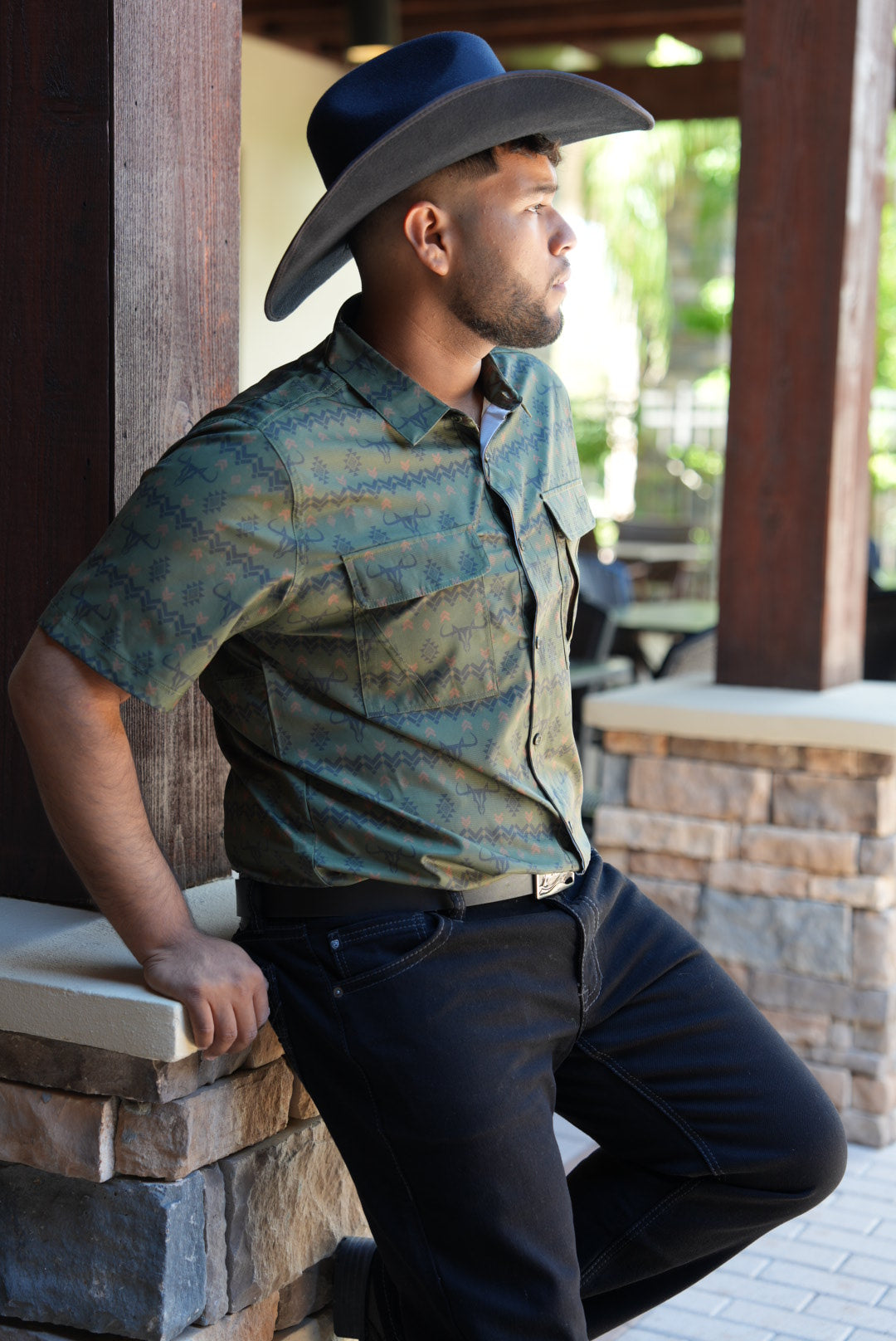 green short sleeve