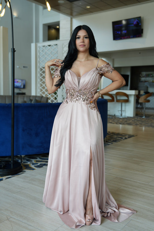 Lupita maxi rose gold