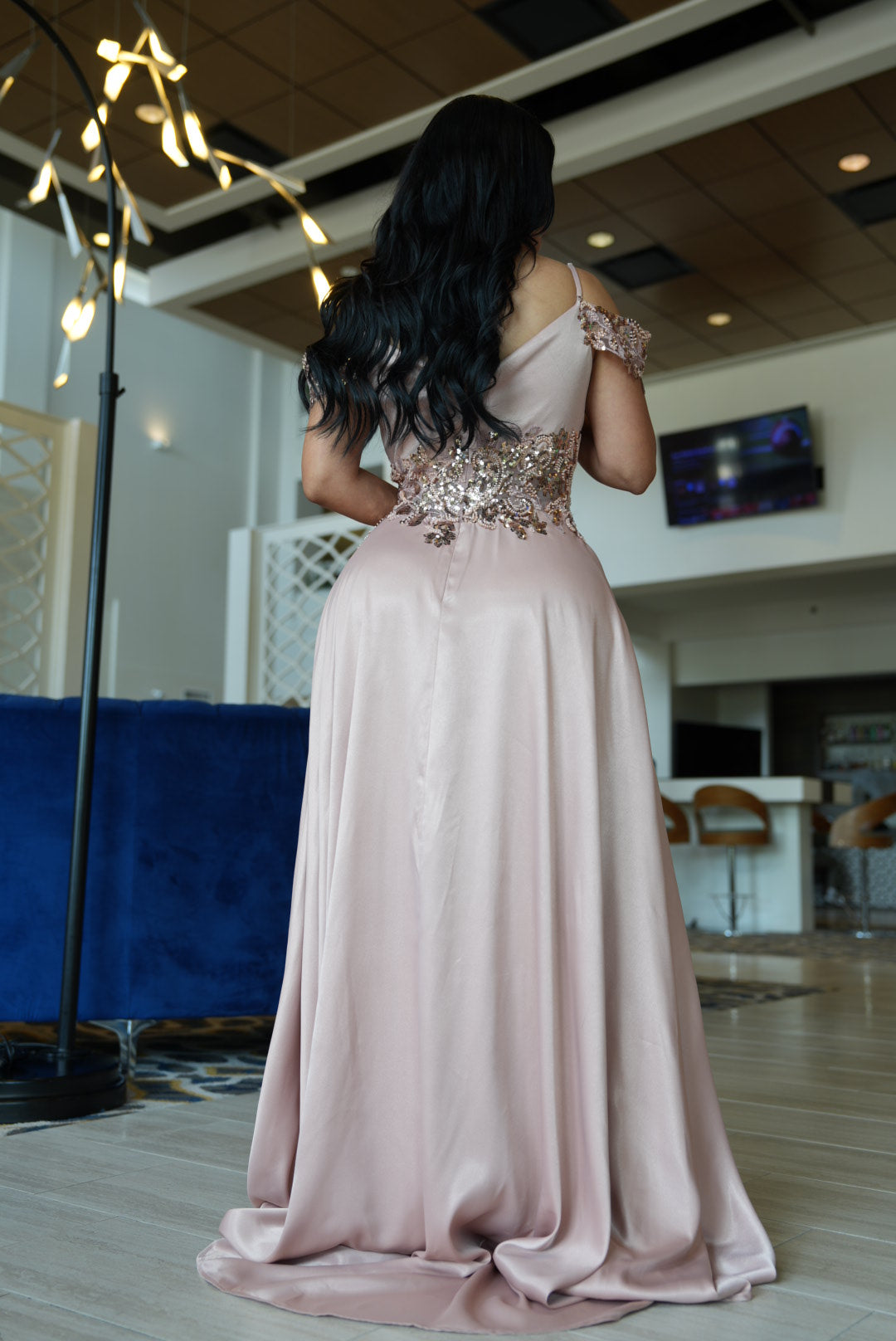 Lupita maxi rose gold