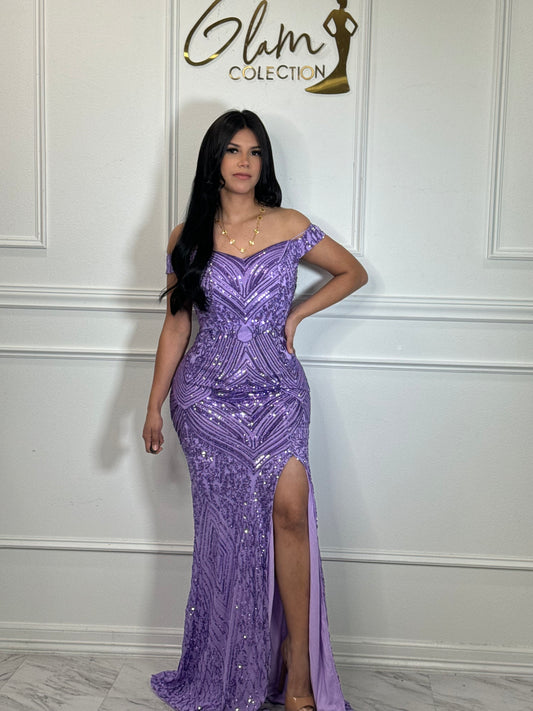 Lila maxi