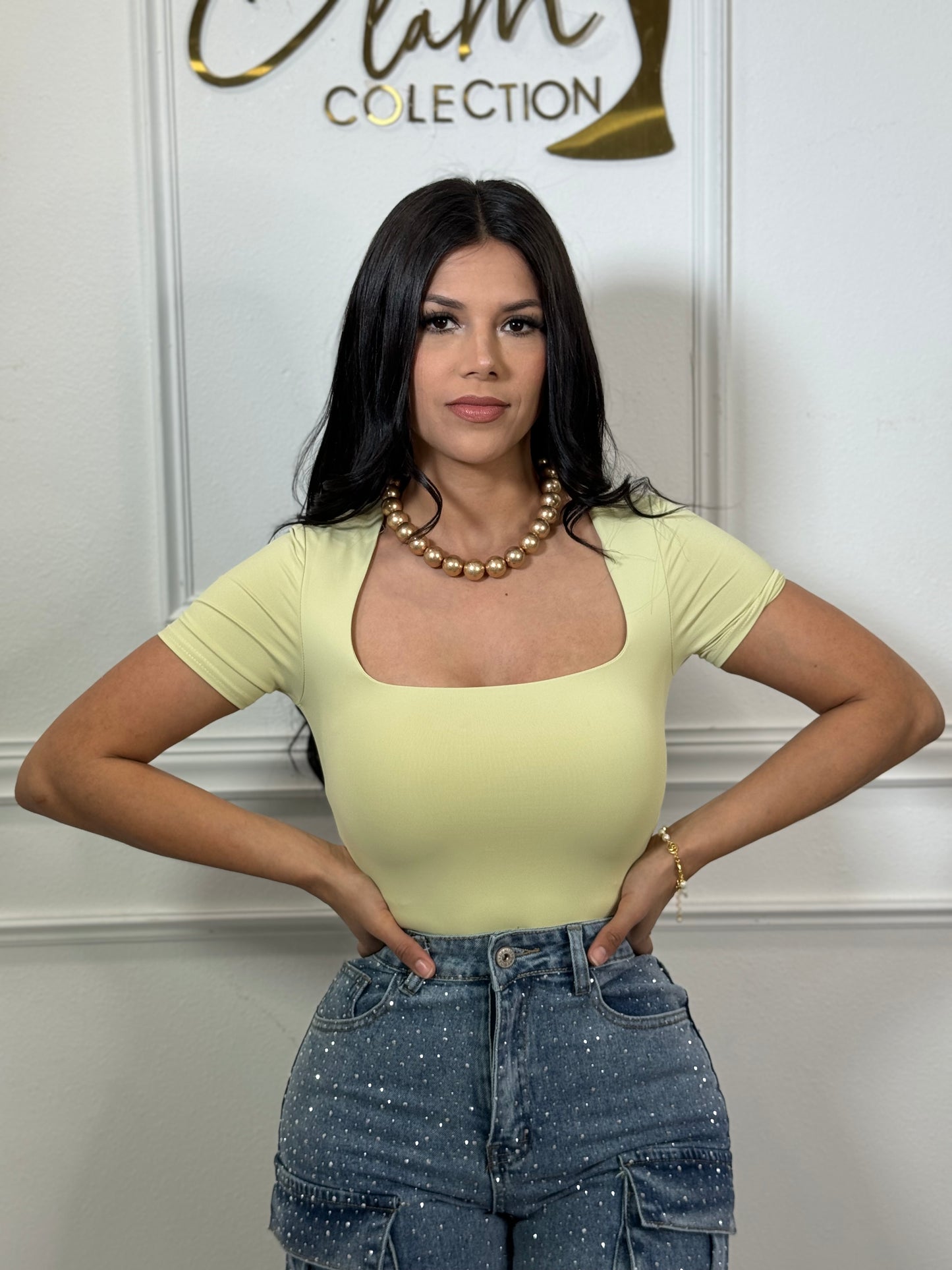 Bodysuit soft green