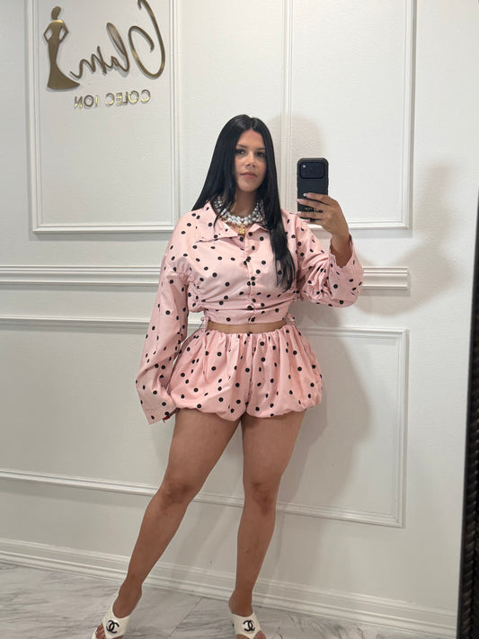 Polka dot set