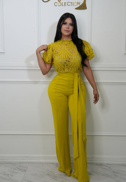 Lime Jumpsuit