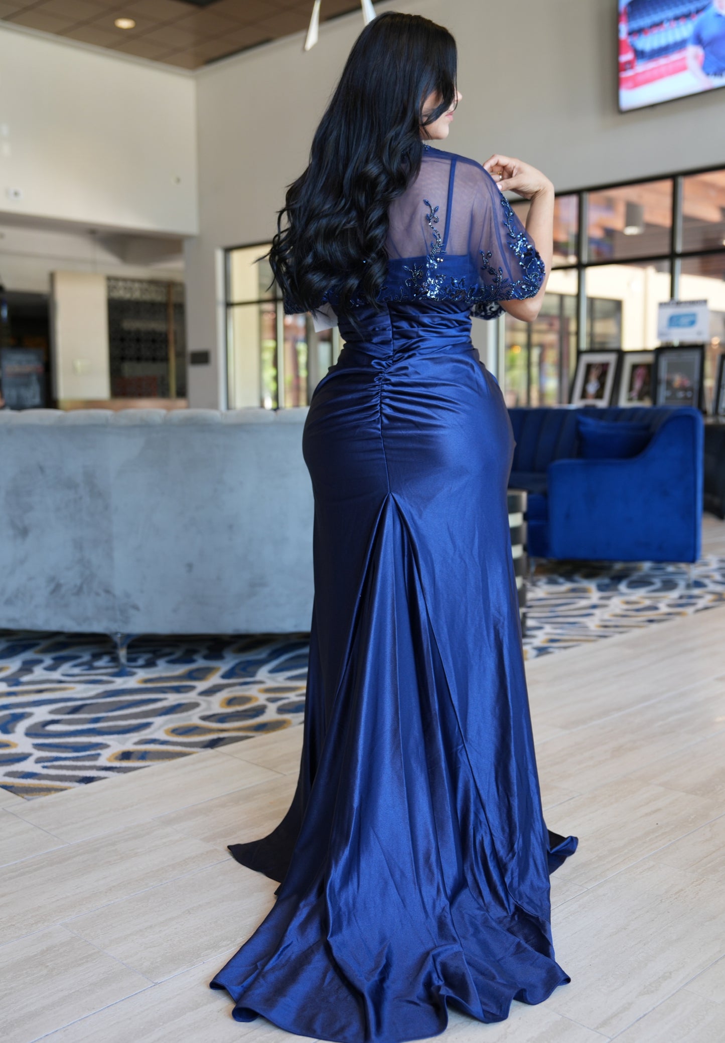 Mery maxi navy