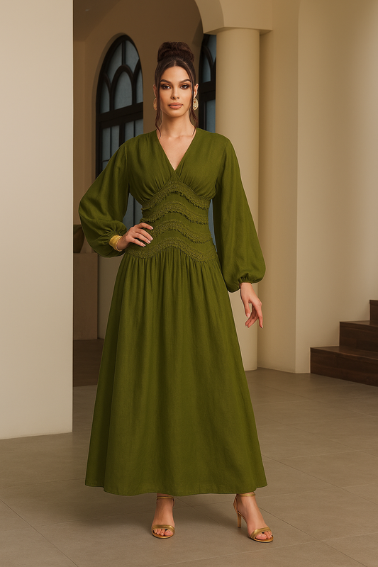 olive dress
