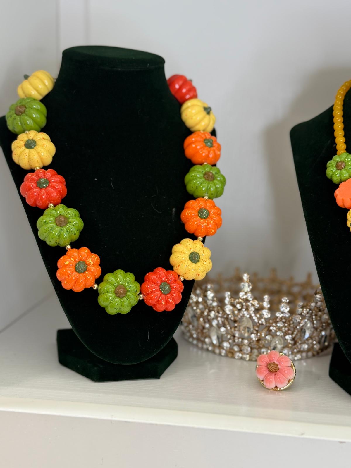 Pumpkin necklaces
